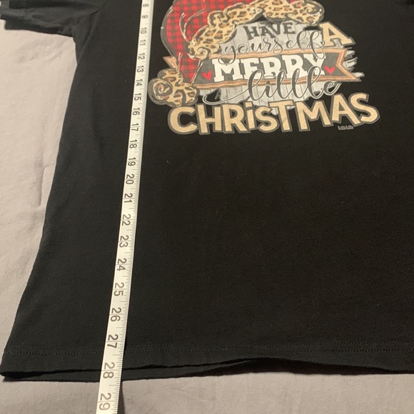 Bella Canvas Christmas Tee (Santa), EUC, Size Medium - Picture 5 of 7